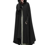 Trench femme - funmoon - ouvert - noir - cardigan - cape plus taille Trench femme - funmoon - ouvert - noir - cardigan - cape plus taille