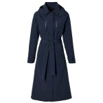 Trench impermable femme basil mosse - bleu - xl