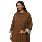 Trench oversize avec doublure  carreaux