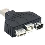 Adaptateur usb / firewire combo - trendnet - tc - ntuf - noir - filaire - externe - porte maxi en intrieur: ...