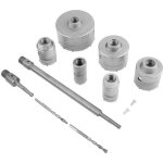 Trpan bton 10pcs scie trpan bton en carbure de tungstne couronne scie trpan carotteuse  sec - ...