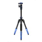 Tr�pied benro slim travel carbone avec rotule n00 - pieds repliables et crochet pour accessoires