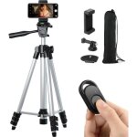 Tr�pied smartphoneavec support de t�l�phone universel t�l�commande bluetooth pour iphone samsung t�l�phone ...