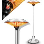 Tresko parasol chauffant 2500w chauffage extrieur infrarouge radiateur rayonnant lectrique de terrasse ...