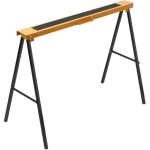 Tr�teau pliable - meister - acier - 100kg de charge - noir