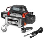 Treuil lectrique 12v 5443 kg cble 26m acier tlcommande sans fil mw tools sel550012