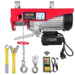 Treuil palan lectrique 1000 kg - vevor - levage  cble 1600 w treuil - palan 10 m / min + tlcommande ...
