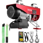 Treuil palan �lectrique 200kg - vevor - t�l�commande sans fil distance de 100m - 480w levage � c�ble