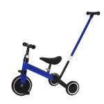 Tricycle 3 en 1 quiienclee - draisienne bébé avec barre de poussée rétractable - moins de 4 ans - bleu ... Tricycle 3 en 1 quiienclee - draisienne bébé avec barre de poussée rétractable - moins de 4 ans - bleu ...