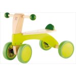 Tricycle bois sans p�dale - hape - draisienne � 4 roues - vert - mixte - a partir de 12 mois