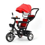 Tricycle pour enfant 4 en 1 huole avec sonnette r�troviseur rouge deux paniers � voiture / de 1 an � ...