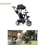 Tricycle enfant Évolutif 4 en 1 vélo accessoires noir Tricycle enfant Évolutif 4 en 1 vélo accessoires noir