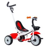 Tricycle pour enfants - supfine - blanc + rouge - cadre en métal robuste - siège ergonomique Tricycle pour enfants - supfine - blanc + rouge - cadre en métal robuste - siège ergonomique