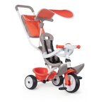 Tricycle �volutif baby balade rouge - smoby - 3 roues - guidage parental - roues silencieuses