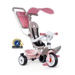 Tricycle volutif enfant smoby balade plus - rose
