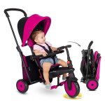 Tricycle volutif pliant 6 en 1 - no name - str 3 rose - pour enfant - extrieur - 3 roues