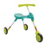 Tricycle évolutif scuttlebug xl - mookie - bleu et vert - roues xl - pliable en 3 étapes Tricycle évolutif scuttlebug xl - mookie - bleu et vert - roues xl - pliable en 3 étapes