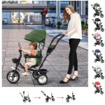 Tricycle �volutif - xuanyu - draisienne b�b� - 3 roues - vert - 10 mois � 5 ans