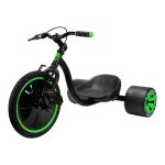 Tricycle madd gear drift trike vert noir