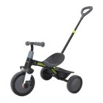 Tricycle - sunny - noir / gris - barre de pousse amovible - 3 roues - 2  5 ans