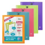 Trieur extensible - oxford - 6 compartiments - 24x32 cm - coloris alatoire - organisateur de sac  dos ...