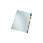 Trieur - leitz - 1 - 10 - blanc et gris - format a4 - 10 intercalaires - perforations renforcées Trieur - leitz - 1 - 10 - blanc et gris - format a4 - 10 intercalaires - perforations renforcées