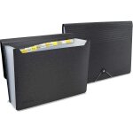 Trieur - valisette - 13 compartiments - noir - format a4 - rapesco