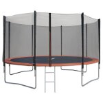 Trigano trampoline avec filet de scurit et chelle 366 cm