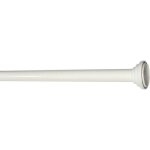 Tringle � pressions extensible entre murs sans support blanc 60 � 90 cm