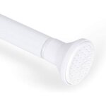Tringle  rideau de douche sans perage de 109  200 cm mtalnoir