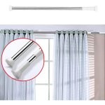 Tringle rideau douche sans percage 50 - 80 cm tringle extensible pour rideau de douche de douche tige ...