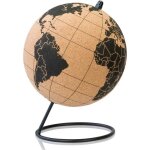Globe terrestre - tripvea - vintage en lige - 18cm - dcoratif - cologique