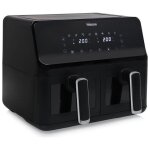 Tristar airfryer num�rique fr - 9040 - 2x4 l - 2 kg de frites - 8 programmes ou r�glages manuels - double ...