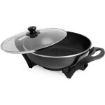Wok électrique - tristar - pz - 9130 - diamètre 33 cm - volume 45l - couleur noir Wok électrique - tristar - pz - 9130 - diamètre 33 cm - volume 45l - couleur noir