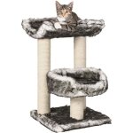 Trixie arbre à chat isaba - 62 cm - noir / blanc - peluche et sisal naturel Trixie arbre à chat isaba - 62 cm - noir / blanc - peluche et sisal naturel
