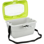 Trixie box de transport mini - capri 40 � 22 � 30 cm gris clair / vert pour rongeurs