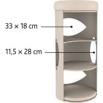 Trixie cat tower gracia - gris clair - pour chat