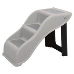 Trixie escalier - 34 x 39 x 54 cm - gris clair - pour chien Trixie escalier - 34 x 39 x 54 cm - gris clair - pour chien