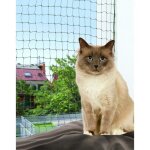 Filet de protection - trixie - 2x1. 5m - vert olive - rsistant aux uv - pour chat et chien