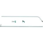 Pince de rampe pour chat - trixie - fixation balcon avec tige t�lescopique - gris - m�tal - r�glable