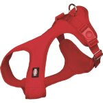 Trixie harnais soft s : 33 � 50cm - rouge - pour chien