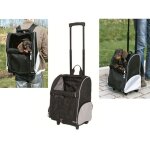 Sac à dos à roulettes pour animaux de compagnie - trixie - noir et gris - pour chien et chat jusquà 8 ... Sac à dos à roulettes pour animaux de compagnie - trixie - noir et gris - pour chien et chat jusquà 8 ...