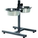 Trixie support rglable de bol pour chiens 36 l 20 cm