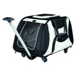 Trolley - trixie - pour petit chien - nylon de haute qualit� - poign�e t�lescopique enti�rement r�tractable ...