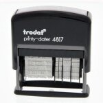 Tampon encreur trodat printy 4817 avec date autocolorant - noir