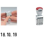 Tampon dateur - trodat - 1014 - empreinte 4x17mm - mois en chiffres - hauteur 4mm