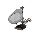 Troisième main avec loupe lampe led et support pour fer À souder vell Troisième main avec loupe lampe led et support pour fer À souder vell