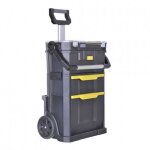 Boîte à outils - stanley - trolley - noir - 56 x 38 x 76 cm - garantie 2 ans Boîte à outils - stanley - trolley - noir - 56 x 38 x 76 cm - garantie 2 ans