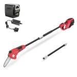 Tron�onneuse �lagueuse t�lescopique sans fil 40v barre 10 batterie 2ah et chargeur harnais perche 75cm ...