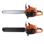 Trononneuse thermique - jeobest - 50cm - 2600w - 58cc - 2 chanes - orange